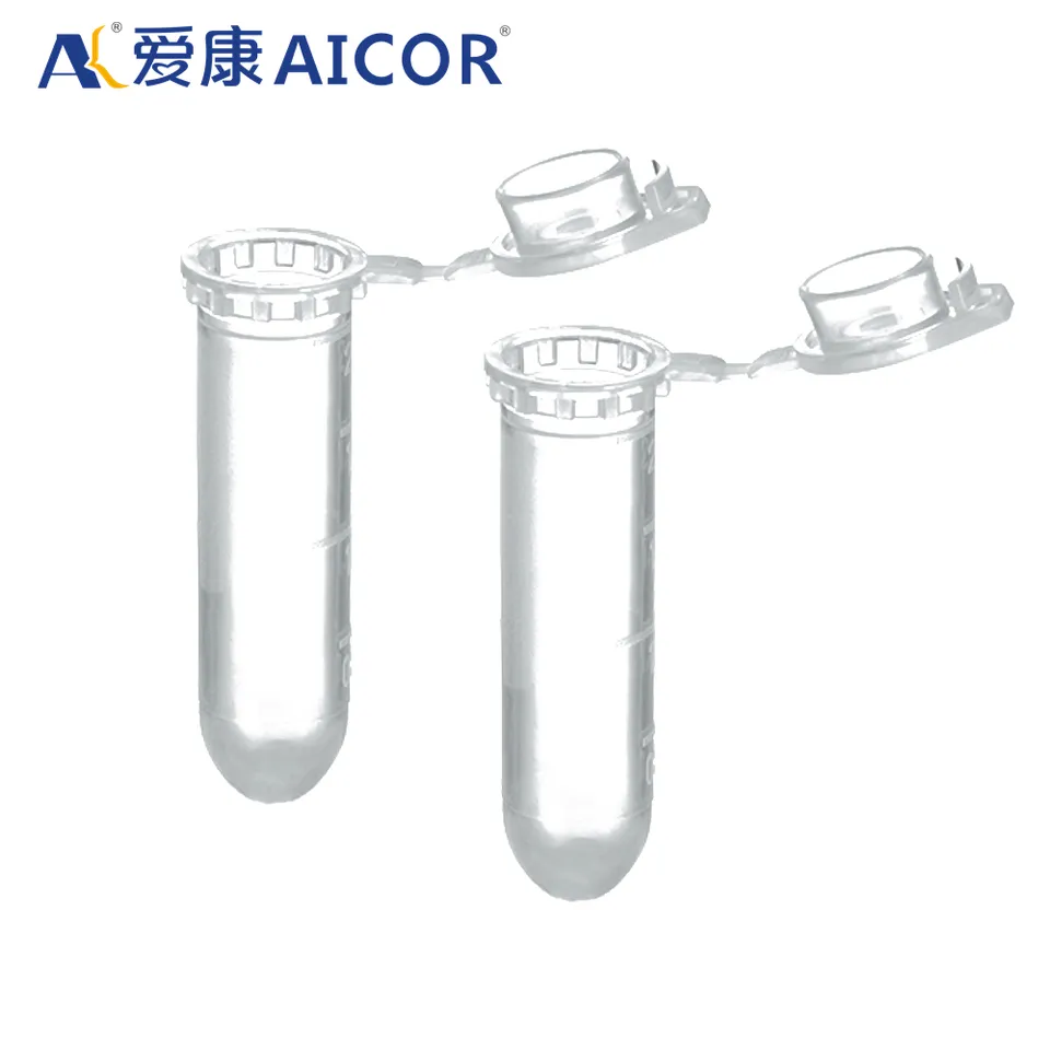 Centrifuge tube manufacturer low-retention 1.5ml micro screw cap microcentrifuge tubes with Safe-Lock