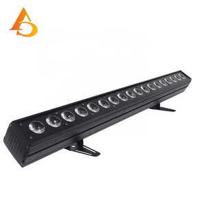 Hot Selling DMX Led Linear Project Light Color Changing Wash Bar 18pcs 18w  Led Wall Washer Lighting