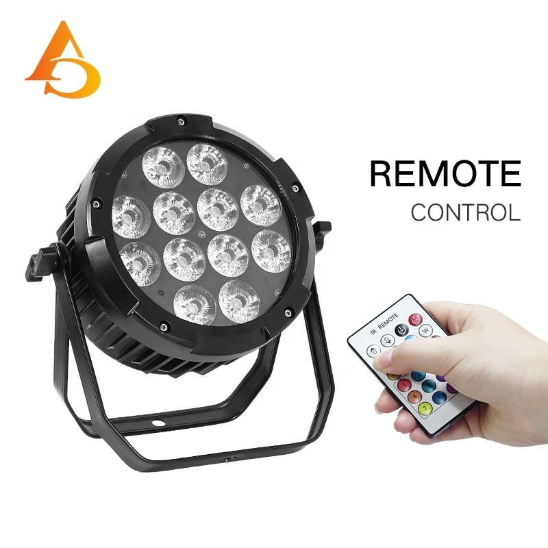 IP65 12x15w Outdoor RGBWA Wireless Battery Powered Dmx Led Par light With Remote Control