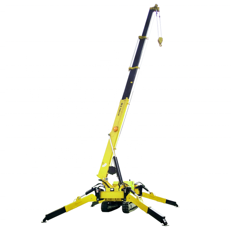 Folding Construction Crane 3 ton mini crawler spider crane for sale