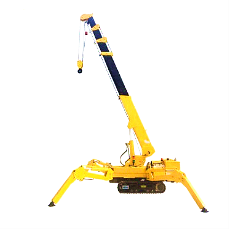 Folding Construction Crane 3 ton mini crawler spider crane for sale