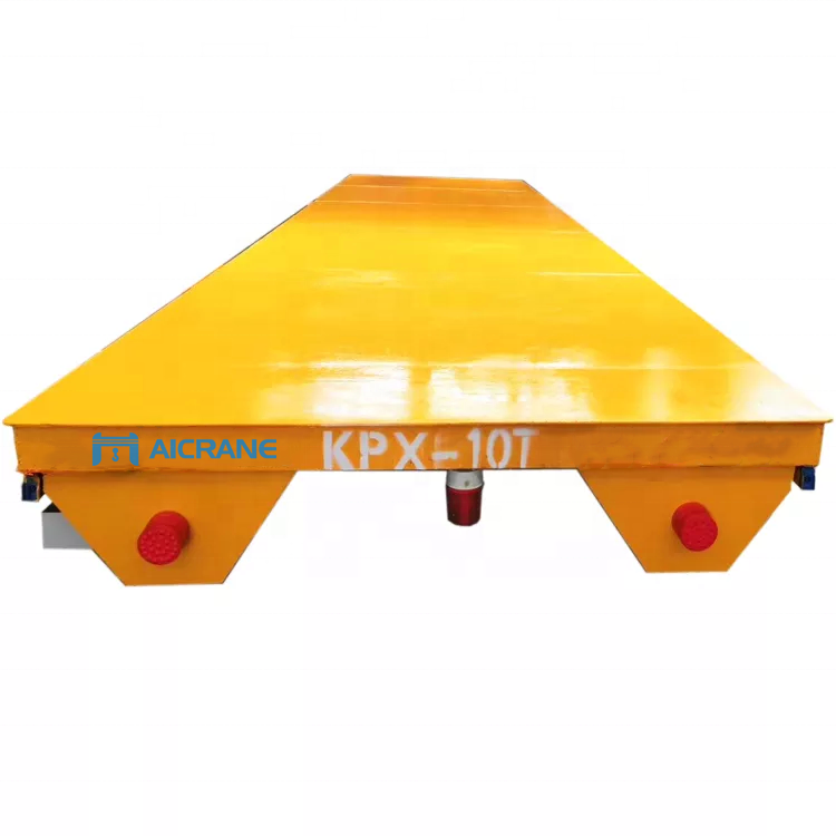 Workshop transport battery operated motorized four wheel electric railroad transfer cart