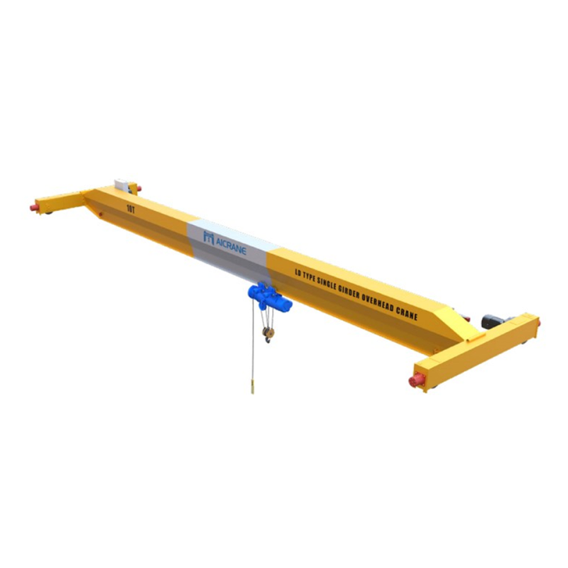 LD 10 Ton Single Girder Workshop Overhead Crane For Sale