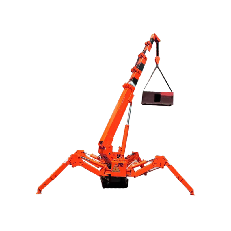 Folding Construction Crane 3 ton mini crawler spider crane for sale