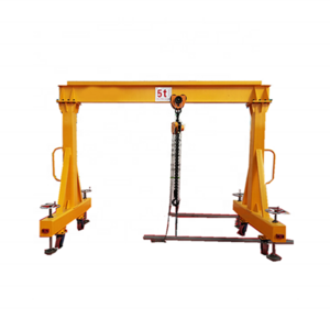 A-frame 5 ton mobile single beam gantry crane