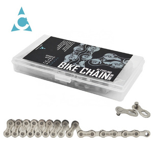 6/7/8/9/10/11/12 /Single Speed MTB Chain Bike Chain 114/116 links Mountain Bike  Bicycle Chain,Bicycle Cycling Stainless Steel