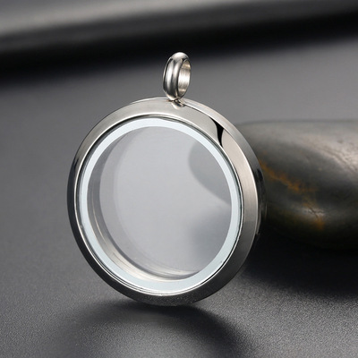 stainless steel live memory locket floating locket high quality glass locket