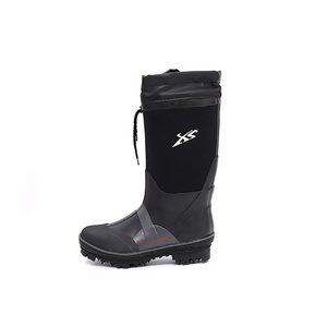 best quality eva fishing boots latex rubber Japanese felt non slip S5 fishing rock  rain boots with spike outsole