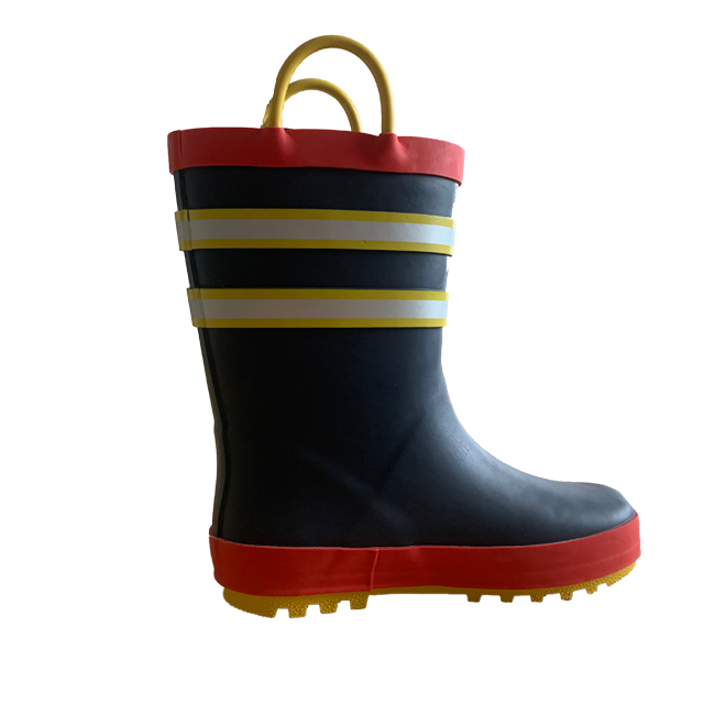 Wholesale waterproof Toddler Rubber Wellies  children's fashion rain boots for boys and girls