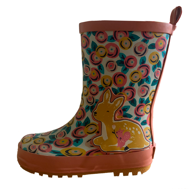 Wholesale waterproof Toddler Rubber Wellies  children's fashion rain boots for boys and girls