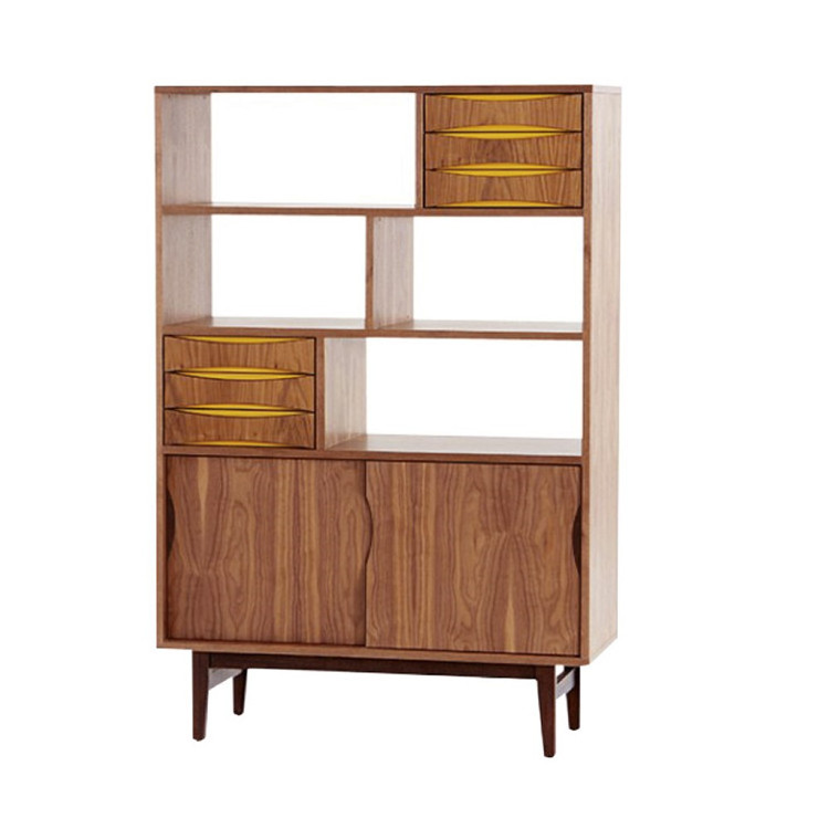 Wooden Living Room Bookcases For Sale With Open Display Bookshelf For Home Office