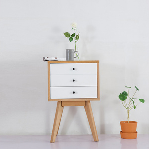 Nordic Bedroom Solid Wood Cabinet Small Living Room Simple Drawer Type Chest of Drawers Storage Cabinet Wardrobe