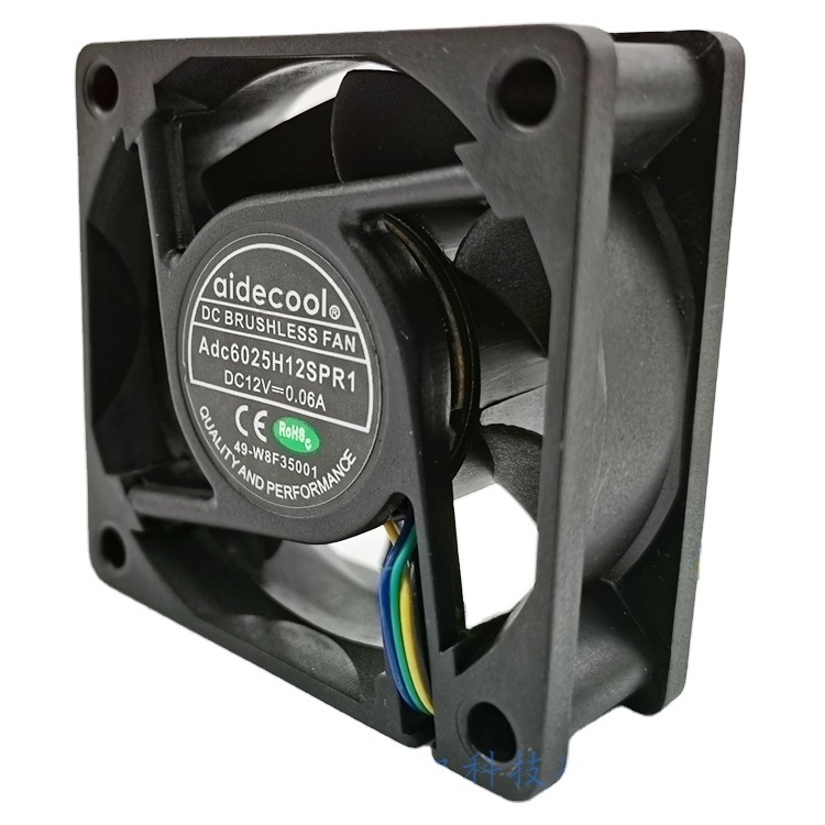 Aidecoolr 60*60*25mm 3000/rpm brushless axial 12 v dc cooling fan  Mini chassis dedicated fan