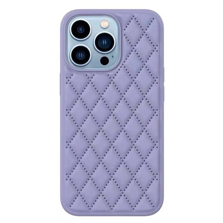 New releases mobile accessories diamond lozenge liquid silicone phone case for Apple iPhone 11 Pro solid color silicone case