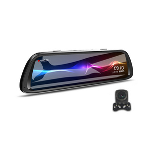 Full HD 1080p Car DVR 170 Degree Wide Angle 10 inch IPS Dual Camera Mirror Dashcam Car Black Box