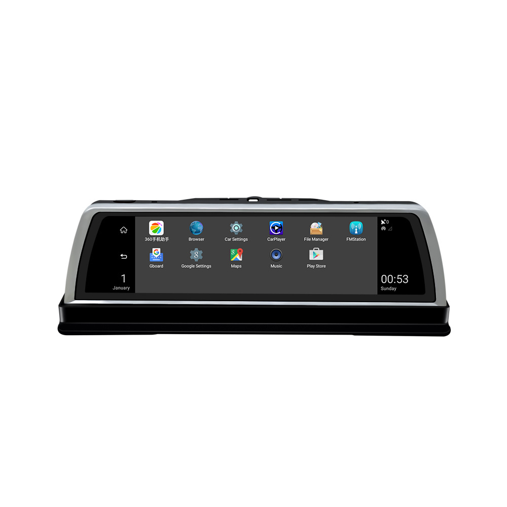 10 Inch 4G Android Car Dashboard DVR Camera GPS Navigation ADAS 1080P 4CH Car Video Recorder Night vision WiFi