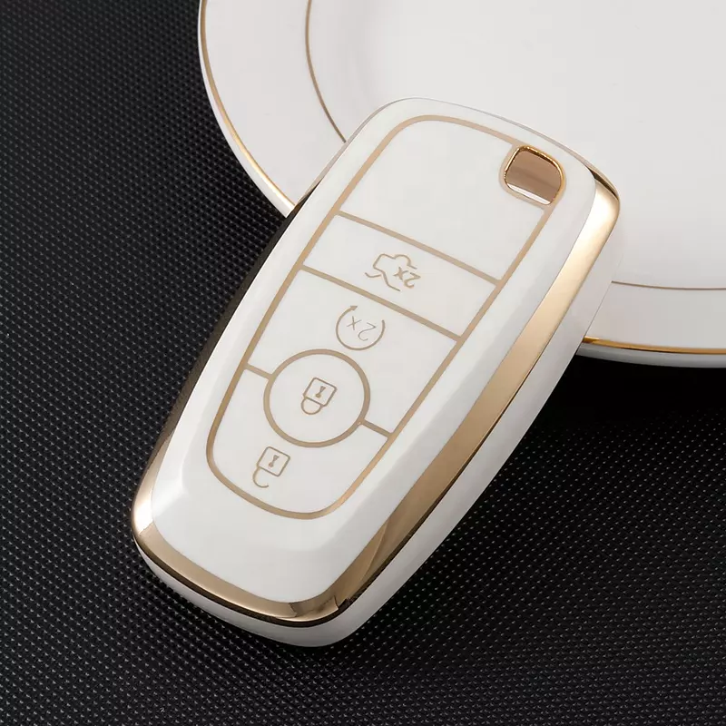 TPU Car Key Case Cover For Ford Fusion Mustang Explorer F150 F250 F350 EcoSport Edge S-MAX Ranger Lincoln Mondeo MKC MKZ Shell