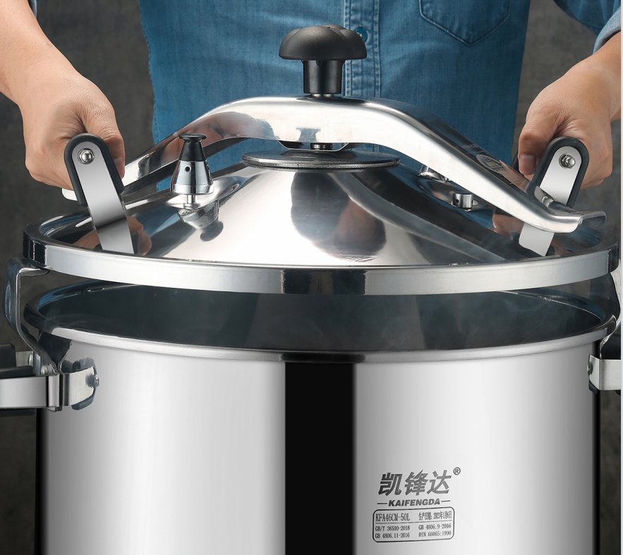 Ultra large capacity stainless steel 430 commercial pressure cooker