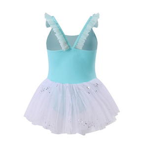 Wholesale Girls Kids  Ballet Dance Dress Tutu Skirt Gymnastic Leotard Ballerina Dancewear Tiered Princess Fairy Costume