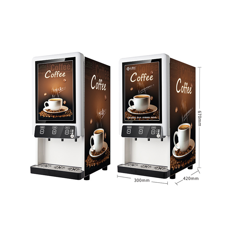 Good sale commercial coffee maker machine 3 type beverage espresso coffee machine maker