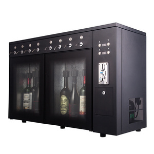 Electric wine cooler 8 bottle wine drink dispenser vending machine