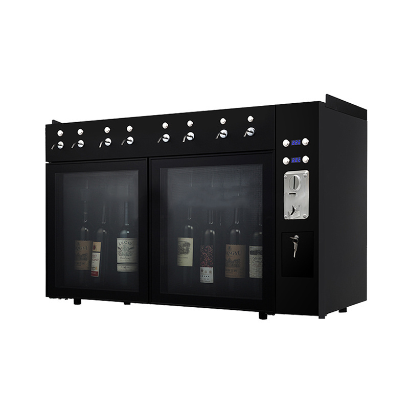 Electric wine cooler 8 bottle wine drink dispenser vending machine