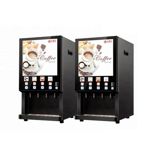 Small mini commercial coffee vending machine 8 core function hot cold coffee vending machine