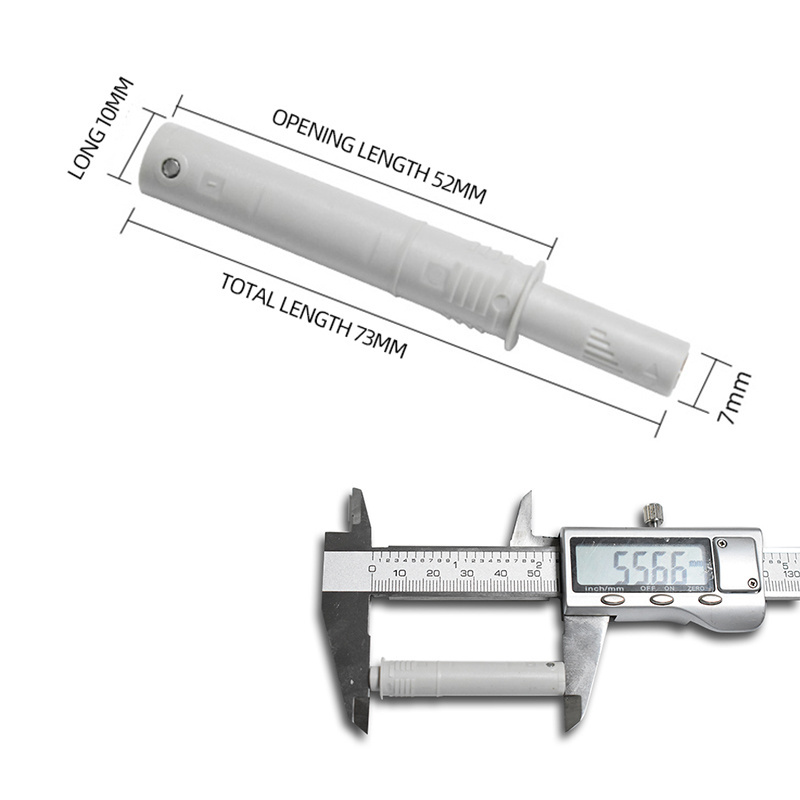 Magnetic Door Latch Pressing Self-rebound Device Cabinet Catches Door StopFurniture Drawer Damper Push Open Buffer