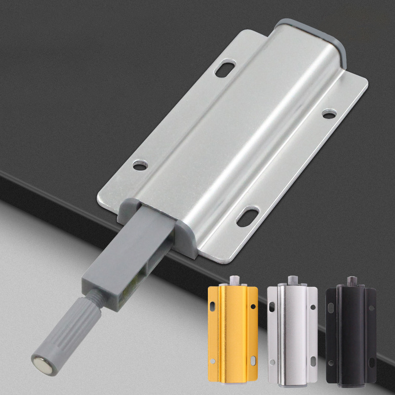 Door Buffer Push To Open Magnetic Push Latches Adhesive Heavy Duty Touch Latch  for Push Magnetic Door Catch for Cabinet Drawer