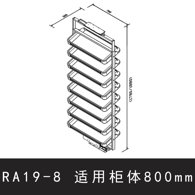 Home Closet Pull Out Metal Rotating Shoe Rack 360 Degree Rotating Telescopic Shoe Rack