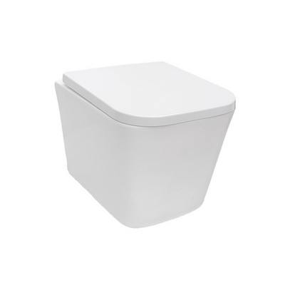 Wholesale Wall Hung Toilet Square Tornado Toilet Bowl Gravity Flush Bathroom Ceramic Sanitary Ware