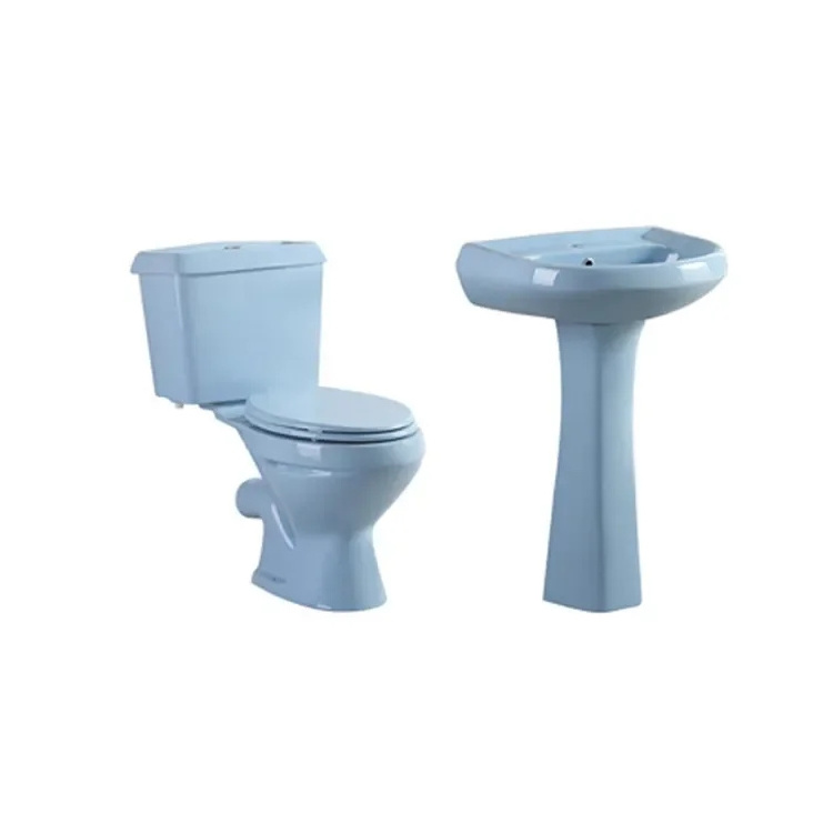 AIDI Cheap Economic Bathroom Set Two Piece Toilet and Basin Combination Bathroom