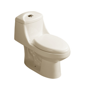 Cheap America Matte Color Bone Ivory OEM Color Elongated One Piece Toilet Bowl Ceramic Bathroom WC