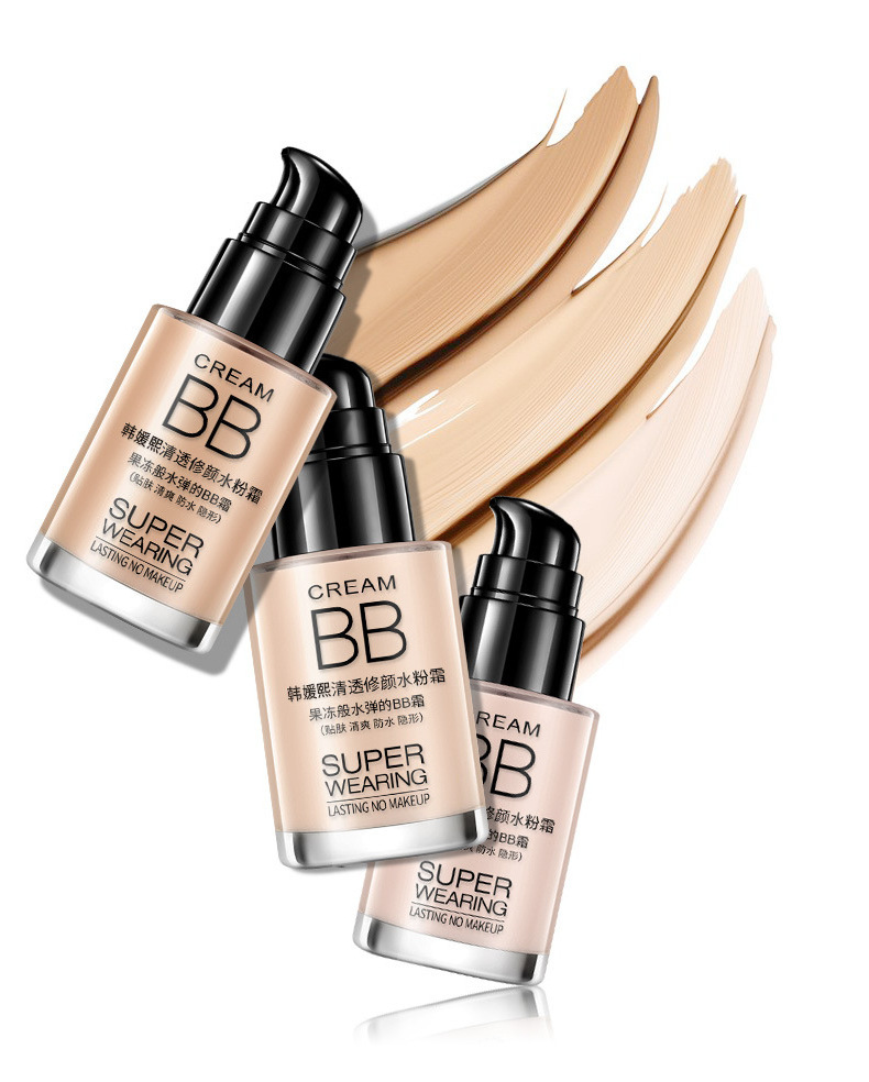 3 Colors Makeup Base BB Cream Long Lasting Face Natural Organic BB Cream Makeup Foundation