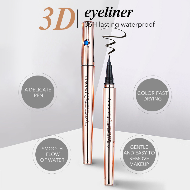 Newest Waterproof Eyeliner Custom Eyeliner Natural Liquid Eyeliner