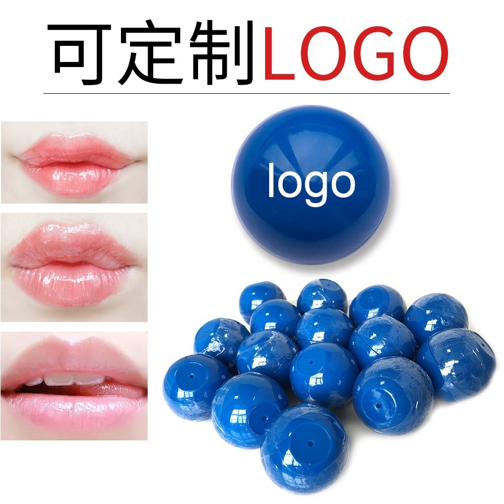 Cheap custom design Hot Sale New Lipstick Makeup Spherical Moisturizing Lip Balm Cosmetics