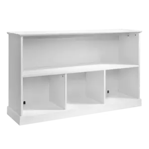 Wooden Bookcase 3 Cube Unit White Free Standing Storage Unit Home Partition Nordic Modern Multi Functional Storage Bookshelf