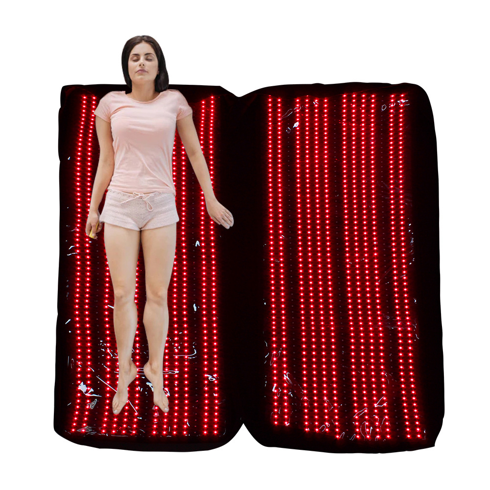 2023 Hot Sale 1890 Led Red And Near Infrared Light Therapy Pad Pods Capsule Infra Red Light Therapy Bag Full Body Mat Bed