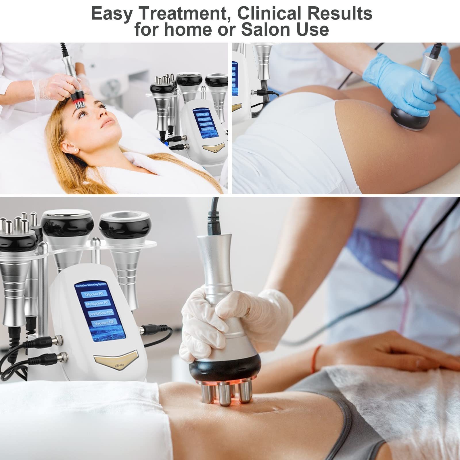 Hot sale cavitation machine 40K ultrasound radio frequency 4 in 1 slimming machine for home use