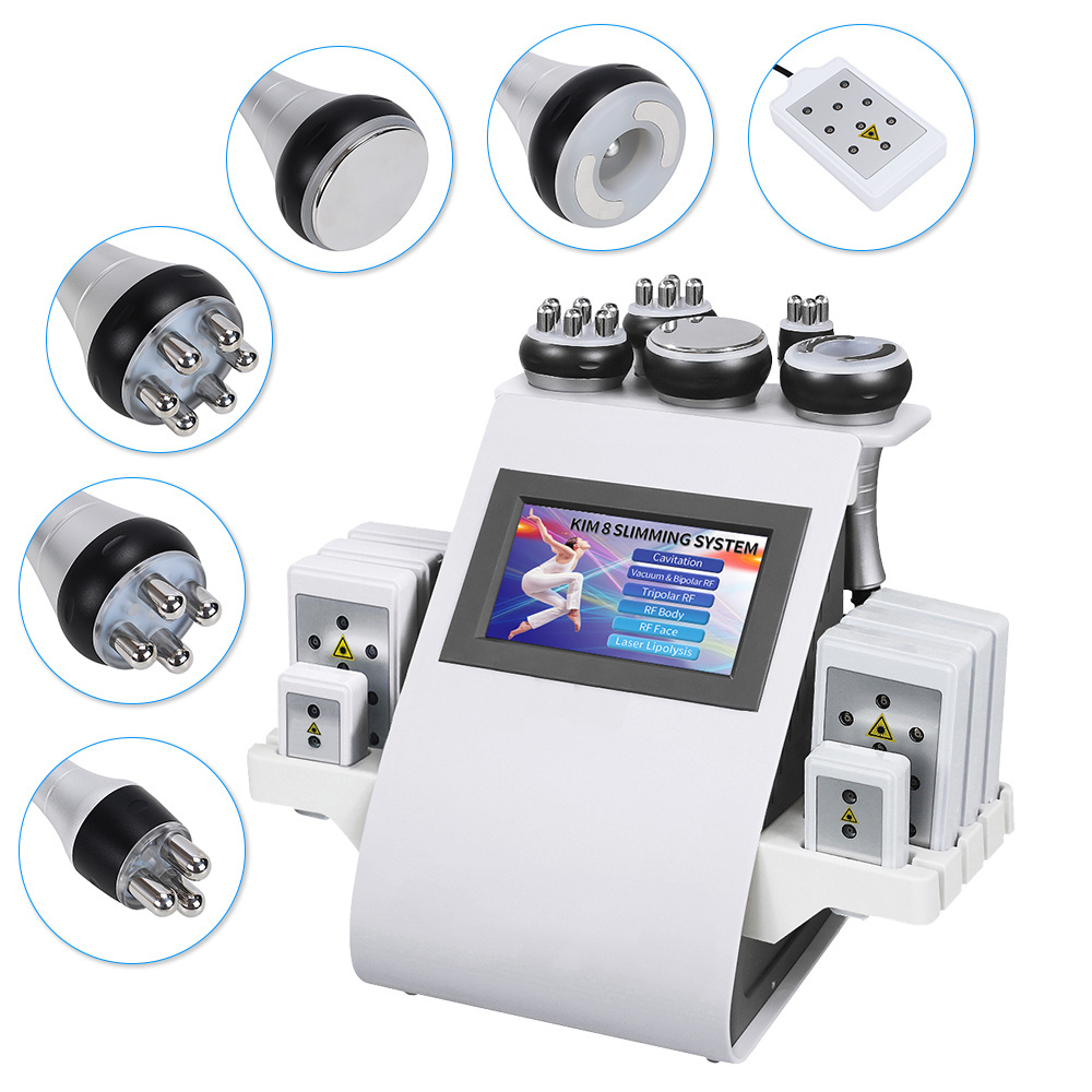 Stock 6 in 1 Vacuum Cavitation machine Fast Cavitation Slimming System