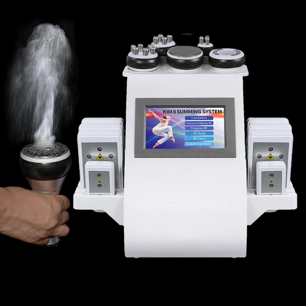 Stock 6 in 1 Vacuum Cavitation machine Fast Cavitation Slimming System