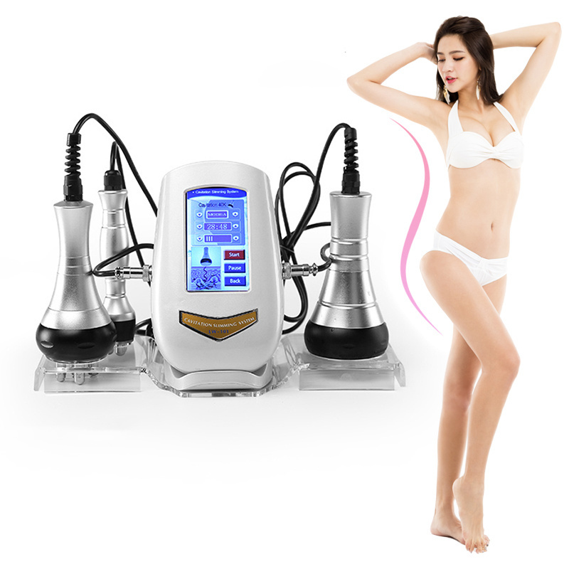 Handheld Portable 3 In 1 40K Cavitation Slimming Device 40K RF Slimming Machine For Home Use