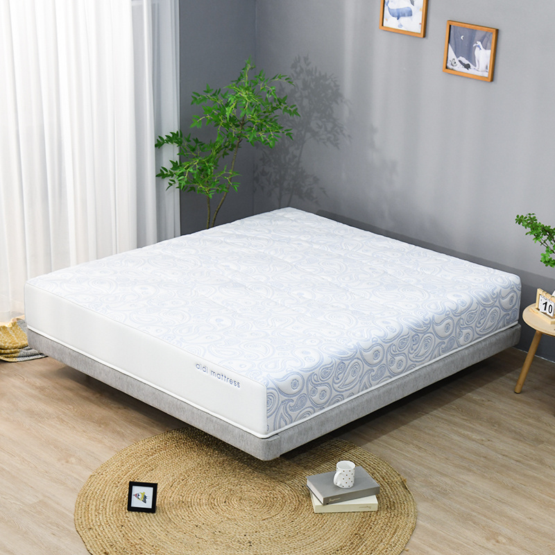 Euro Top Queen King All Size Soft Comfortable High-density Foam Pocket Spring Roll Packing Mattress for Adults