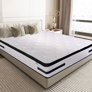 AIDI Pillow Top Anti Mite Cooling Ice Fabric Zoned Hybrid Foam Mattress King Size Pocket Spring Mattress