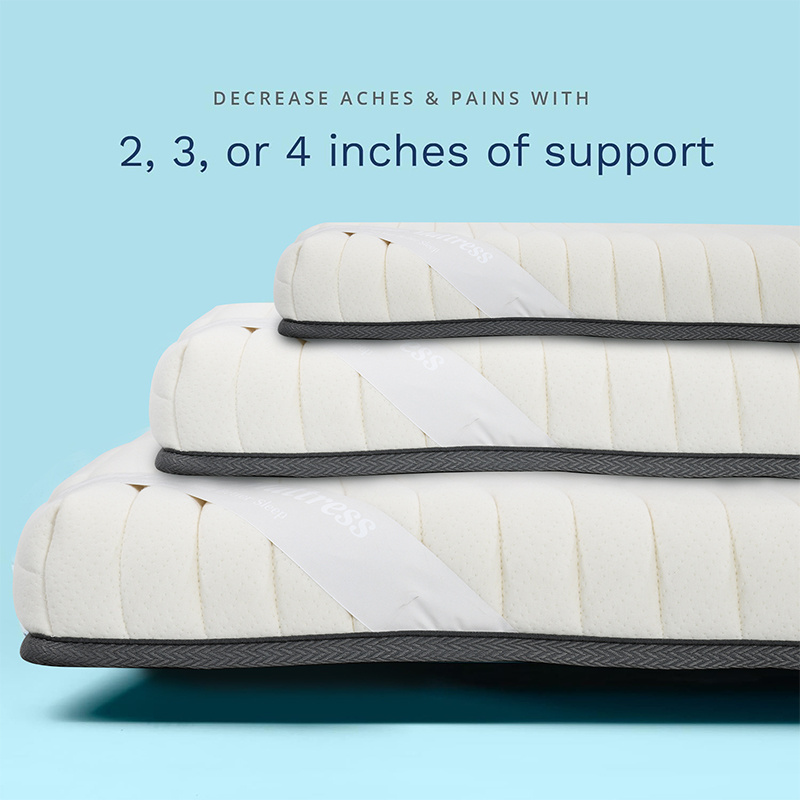 AIDI High Density Memory Foam Topper Mattress OEM ODM Luxury High Quality Removable Cover Topper Camping Mattress