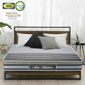 AI DI 13 Inch Luxury Design With Fashion Grey Tencel Fabric Infused Gel Memory Foam Mattress for 5 Star Hotel Mattress