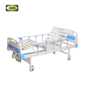 AI DI Free Sample Custom Medical Furniture Metal Bed Cama Clinica ABS 2 Crank 2 Function Icu Nursing Hospital Bed For Patients