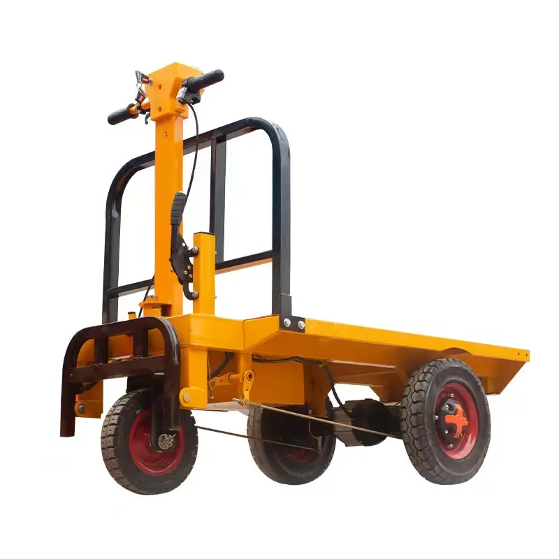 Site Hand Overturning Construction Engineering Handcart 3 Wheel Cargo Bike Adult Electric Hand Trolley Tricycles