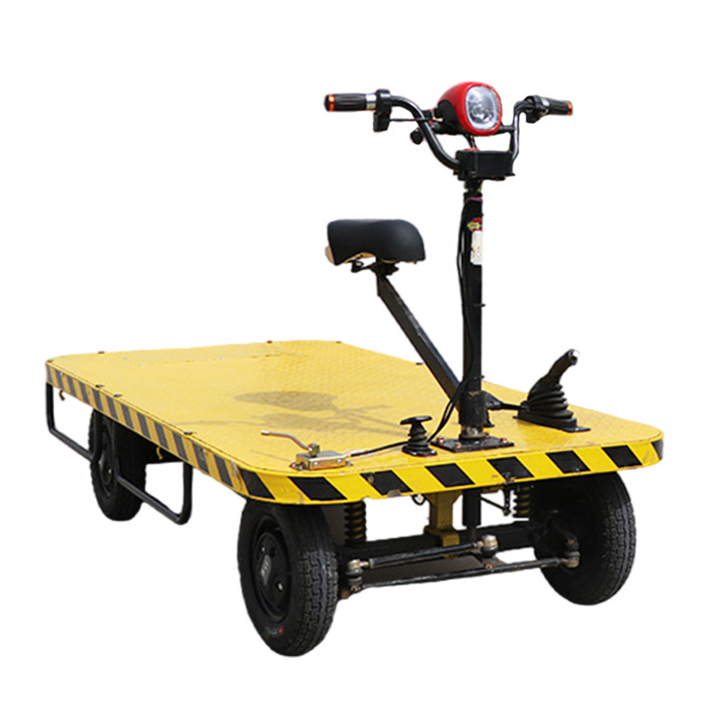 wholesale wheel heavy electric trolley for hospital and industrial outdoor logistics cargo mover truck hand cart