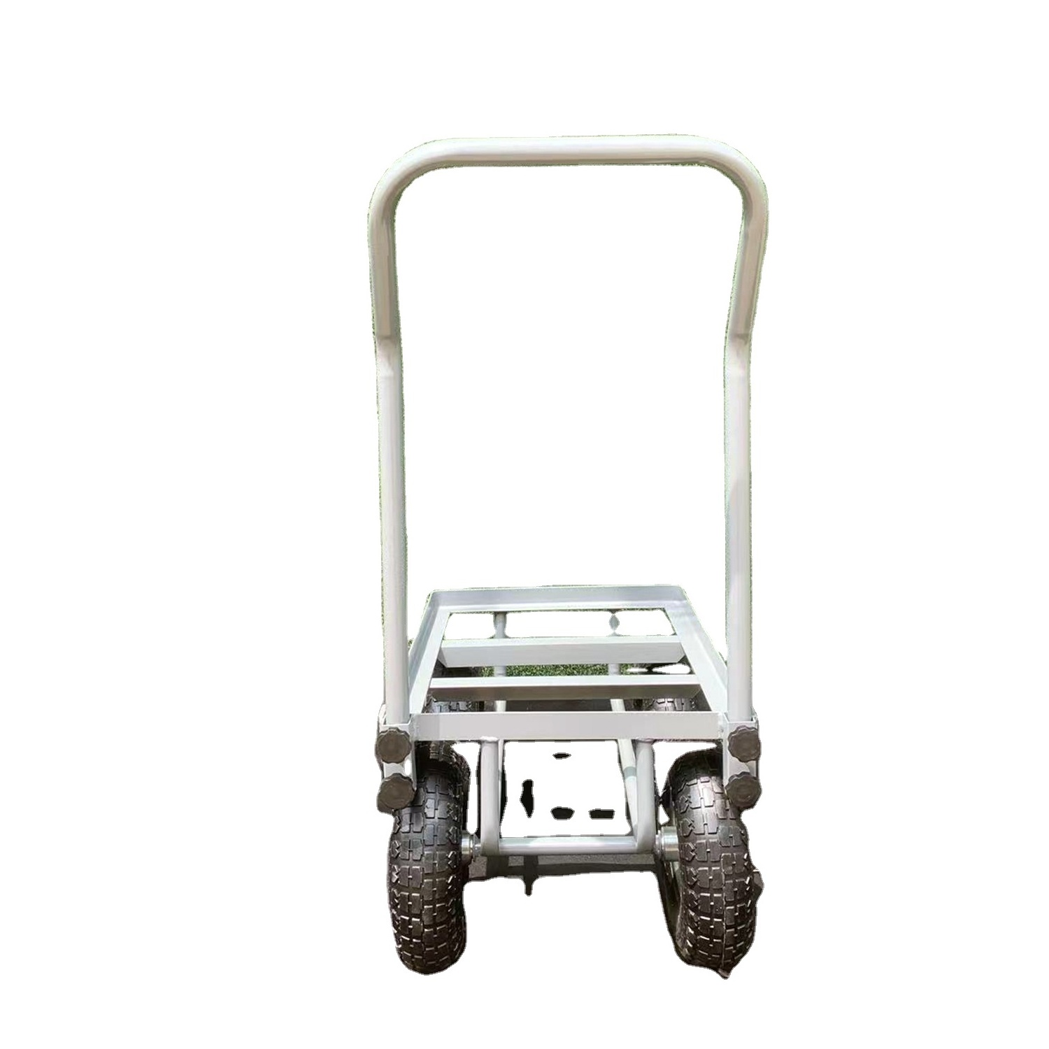 Foldable Push Cart Bicycle Cargo Trailer Luggage Cart Hand Truck Multifunction Storage Trolley Shelves Caddy Cage Trolley